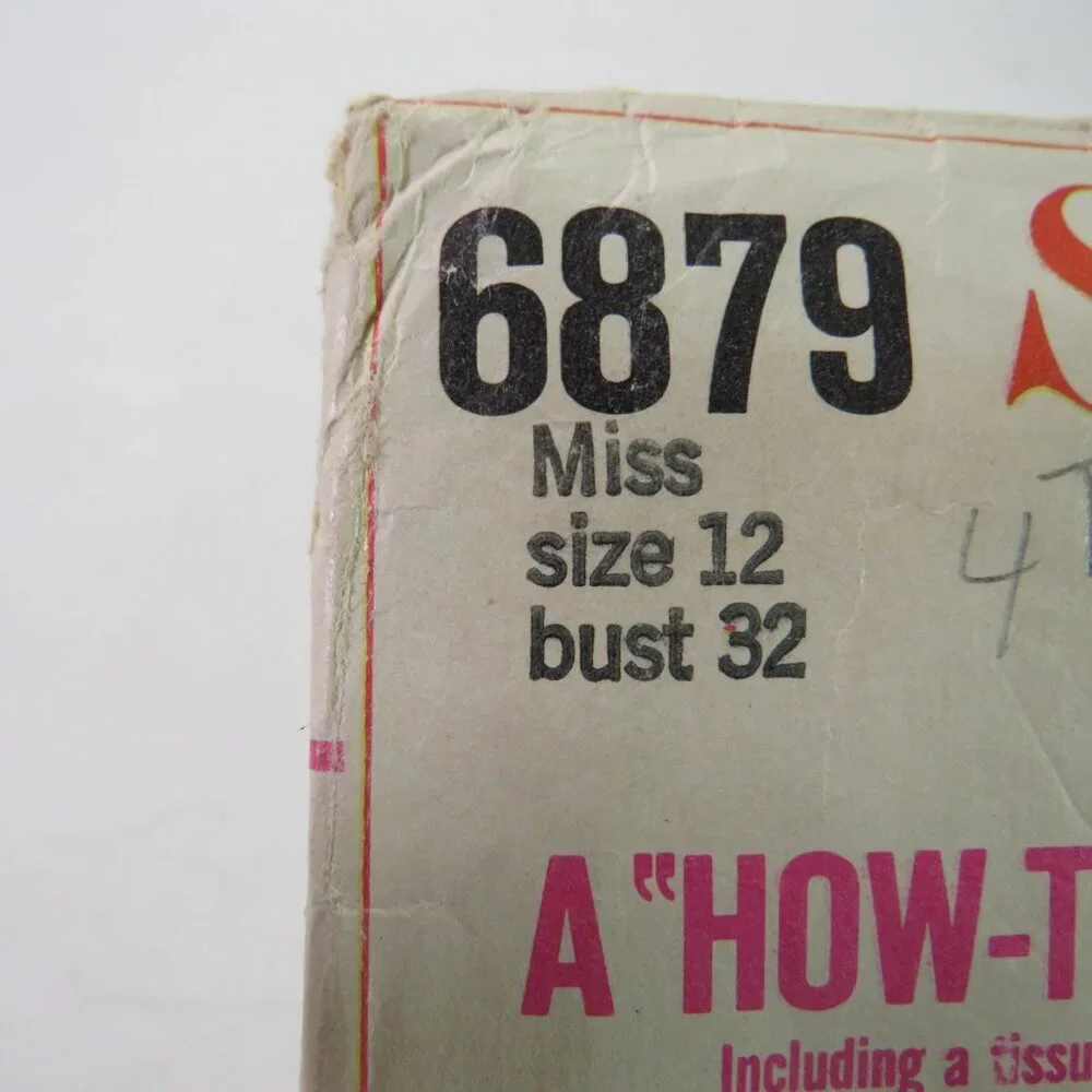 Simplicity 6879 sewing pattern size 12 EASY Dress